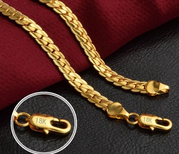 chains 925 sterling silver 18/20/24 inch 18k gold 6mm full sideways chain necklace for women man fashion wedding party jewelry
chains 925 sterling silver 18/20/24 inch 18k gold 6mm full sideways chain necklace for women man fashion wedding party jewelry
