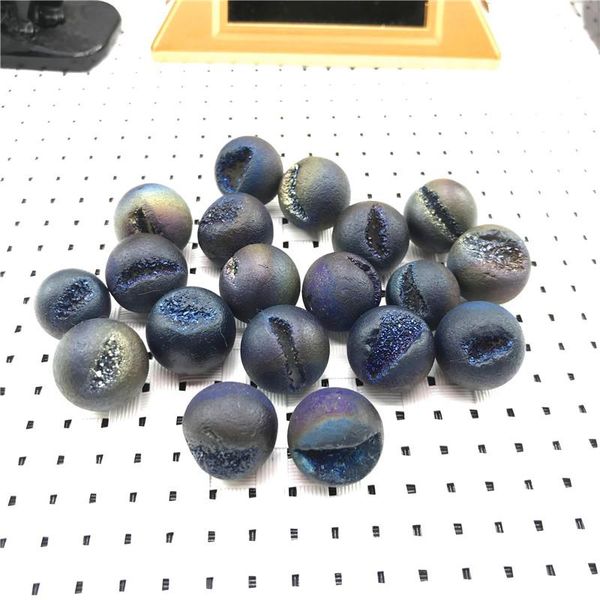 decorative objects & figurines 100g natural stone ore crystal electroplated rainbow-colored agate hole ball home decoration cure
decorative objects & figurines 100g natural stone ore crystal electroplated rainbow-colored agate hole ball home decoration cure
