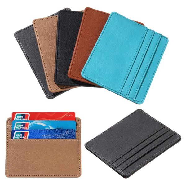 card holders 1pc holder slim bank id cards coin pouch case bag wallet organizer women men thin business, Brown;gray
card holders 1pc holder slim bank id cards coin pouch case bag wallet organizer women men thin business, Brown;gray