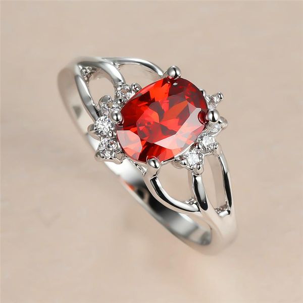 wedding rings simple female red crystal stone ring classic silver color thin for women dainty bride oval zircon engagement, Slivery;golden
wedding rings simple female red crystal stone ring classic silver color thin for women dainty bride oval zircon engagement, Slivery;golden