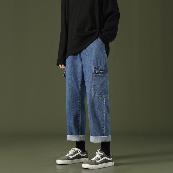 men's jeans autumn winter korean style pants men big pockets casual straight cowboy fashion blue loose wide leg pant trousers
men's jeans autumn winter korean style pants men big pockets casual straight cowboy fashion blue loose wide leg pant trousers