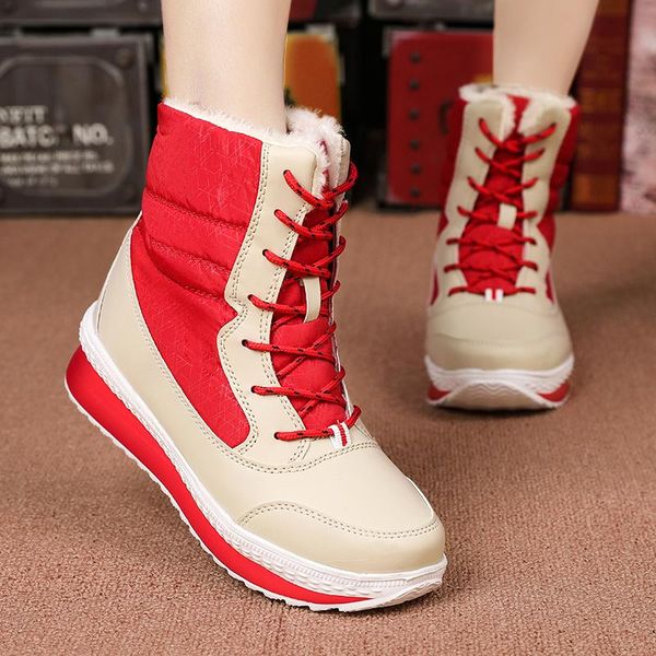 boots winter women female shoes mid-calf warm ladies snow bootie waterproof plush botas mujer, Black
boots winter women female shoes mid-calf warm ladies snow bootie waterproof plush botas mujer, Black