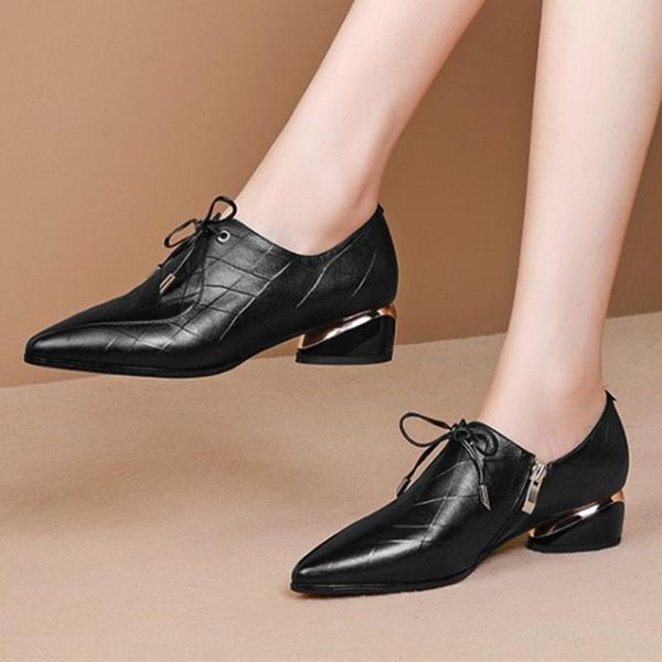 dress shoes lassic design genuine leather women pumps casual poined toe rome basic 2021 arrival fashion woman, Black
dress shoes lassic design genuine leather women pumps casual poined toe rome basic 2021 arrival fashion woman, Black