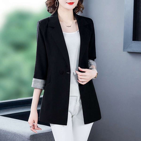 jackets coats apricot suit jacket women's 7-sleeve korean summer temperament casual slim fit small women v2c9, Black;brown
jackets coats apricot suit jacket women's 7-sleeve korean summer temperament casual slim fit small women v2c9, Black;brown