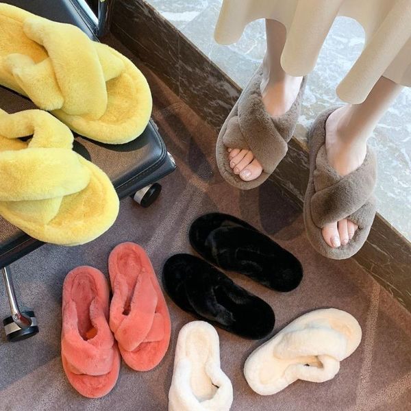 trend female shoes furry slides big fur white black orange yellow platform 4cm heels slippers for women
trend female shoes furry slides big fur white black orange yellow platform 4cm heels slippers for women