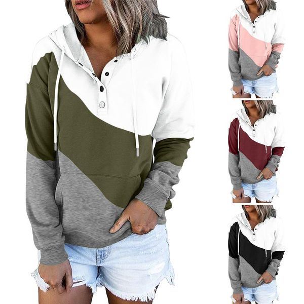 women's hoodies & sweatshirts pullover for womens oversized hoodie button down drawstring hooded pocket casual long sleeve v neck jacke, Black
women's hoodies & sweatshirts pullover for womens oversized hoodie button down drawstring hooded pocket casual long sleeve v neck jacke, Black