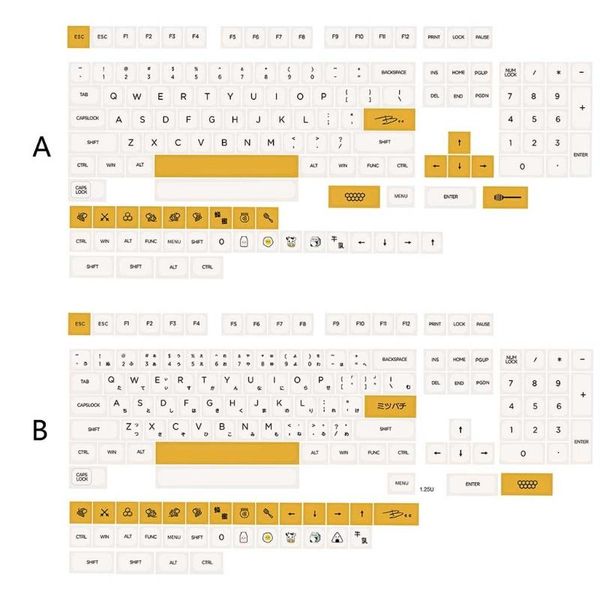 keyboards 140keys/set qx profile custom honey milk theme keycaps pbt dye sublimation for mx cherry mechanical keyboard
keyboards 140keys/set qx profile custom honey milk theme keycaps pbt dye sublimation for mx cherry mechanical keyboard