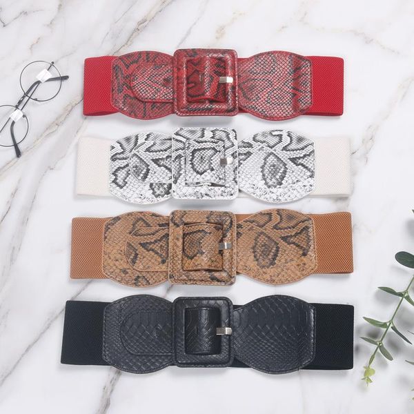 belts deepeel 1pc 60-80cm snake pattern pu leather wide belt cummerbunds metal pin buckle fashion corset luxury female waistband, Black;brown
belts deepeel 1pc 60-80cm snake pattern pu leather wide belt cummerbunds metal pin buckle fashion corset luxury female waistband, Black;brown