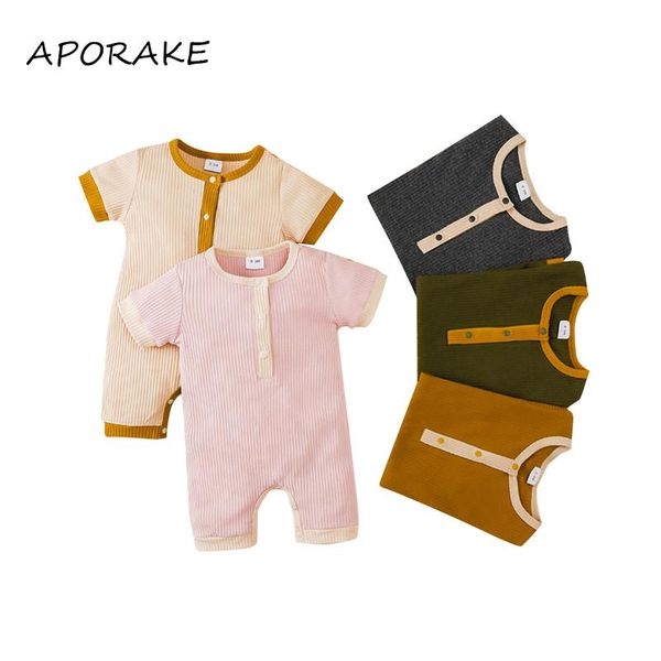 0-18m born baby girl boy playsuit summer casual knitted clothes patch striped button romper jumpsuit 5 colors jumpsuits, Blue
0-18m born baby girl boy playsuit summer casual knitted clothes patch striped button romper jumpsuit 5 colors jumpsuits, Blue
