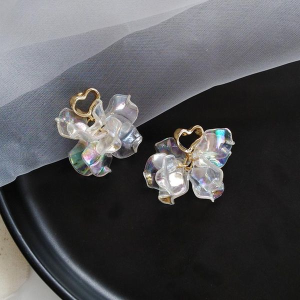 dangle & chandelier fashion sweet metal love heart transparent petal drop earrings for women korean elegant acrylic flower jewelry, Silver
dangle & chandelier fashion sweet metal love heart transparent petal drop earrings for women korean elegant acrylic flower jewelry, Silver