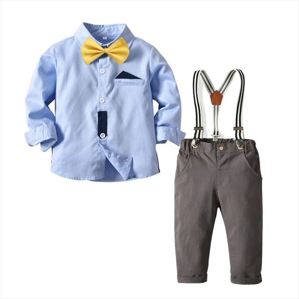 toddler boys clothes set spring autumn infant clothing kids formal suits long sleeve shirt suspenders trousers casual boy clothe, White
toddler boys clothes set spring autumn infant clothing kids formal suits long sleeve shirt suspenders trousers casual boy clothe, White