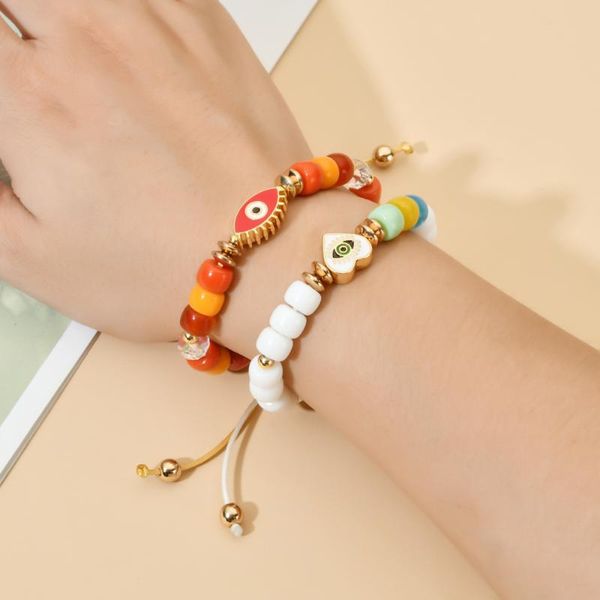charm bracelets cute greek evil eye bracelet for women jewelry lucky trendy jewellery friendship gift pulsera rope braided men, Golden;silver
charm bracelets cute greek evil eye bracelet for women jewelry lucky trendy jewellery friendship gift pulsera rope braided men, Golden;silver