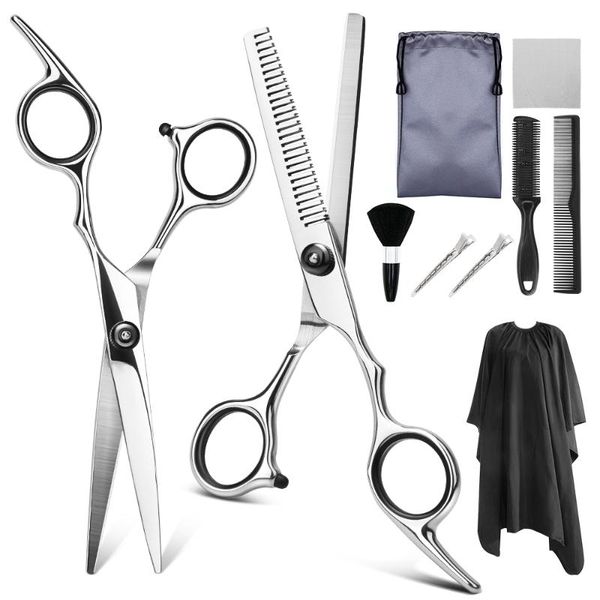 hair scissors yblntek professional hairdressing kit cutting hairbrush clip cape grooming comb for barbershop