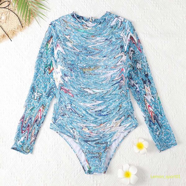 lemon one piece mesh long sleeve ladies swimwear designer letter print women's bikini summer swimsuit 1112, Black
lemon one piece mesh long sleeve ladies swimwear designer letter print women's bikini summer swimsuit 1112, Black
