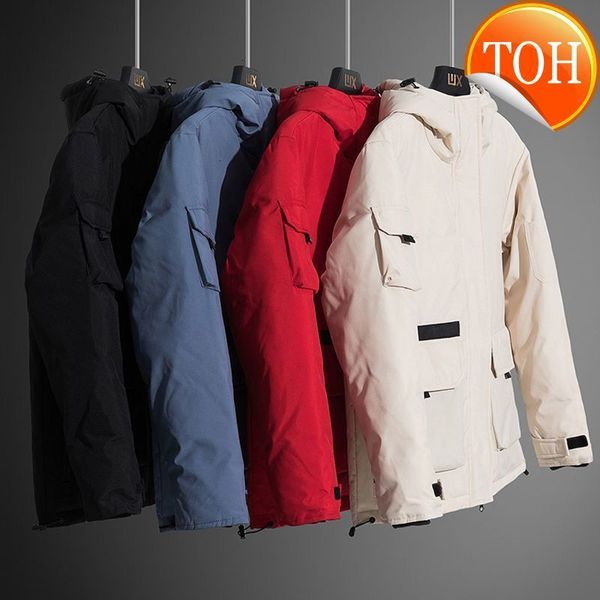 men's down jacket winter male white duck s man hooded warm coat parkas youth students casaco, Black
men's down jacket winter male white duck s man hooded warm coat parkas youth students casaco, Black