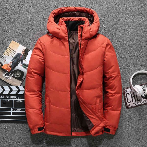 men's duck down male parkas jacket winter new coats solid hooded casual outwear jaqueta masculina mens coat, Black
men's duck down male parkas jacket winter new coats solid hooded casual outwear jaqueta masculina mens coat, Black
