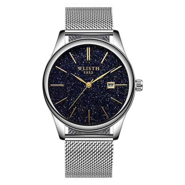 wristwatches 2021 wlisth men's watch luxury temperament stainless steel strap fashion dial quartz waterproof calendar watches, Slivery;brown
wristwatches 2021 wlisth men's watch luxury temperament stainless steel strap fashion dial quartz waterproof calendar watches, Slivery;brown