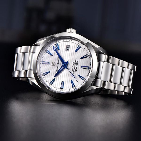 wristwatches pagani design 2021 business 100m waterproof watches stainless steel mechanical automatic men's sapphire watch men, Slivery;brown
wristwatches pagani design 2021 business 100m waterproof watches stainless steel mechanical automatic men's sapphire watch men, Slivery;brown