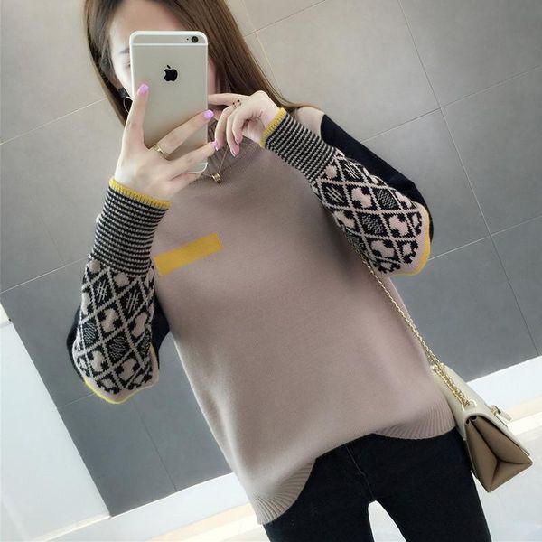 women's sweaters sweater, autumn winter, semi high collar, jacquard, loose and thin jersey, 2021 harbin wind split knitted sweater, White;black
women's sweaters sweater, autumn winter, semi high collar, jacquard, loose and thin jersey, 2021 harbin wind split knitted sweater, White;black