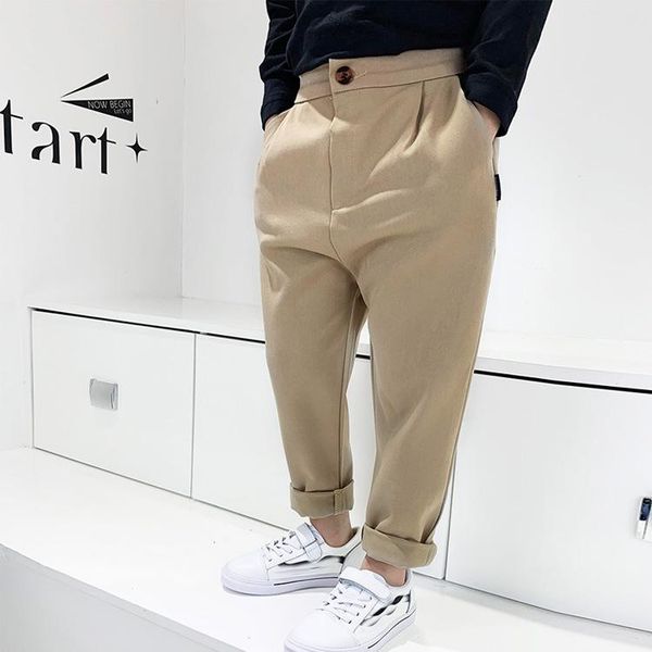 korea boys suit pants school kids casual button trousers clothes children formal brand fashion costume, Blue
korea boys suit pants school kids casual button trousers clothes children formal brand fashion costume, Blue