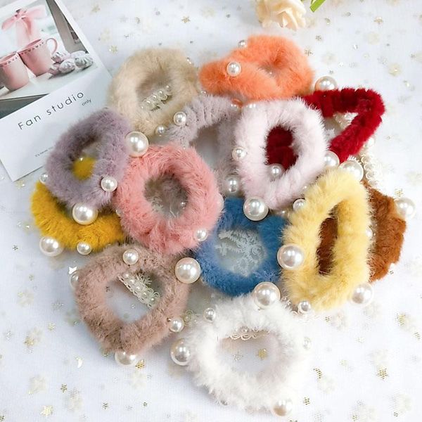 hair accessories fashion solid color plush soft scrunchies for women korean cute simulation pearl girls elastic ponytail holder
hair accessories fashion solid color plush soft scrunchies for women korean cute simulation pearl girls elastic ponytail holder