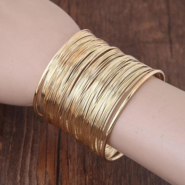 bangle fashion punk gold silver color & for women super wide wire open vintage female party jewelry 2021, Black
bangle fashion punk gold silver color & for women super wide wire open vintage female party jewelry 2021, Black