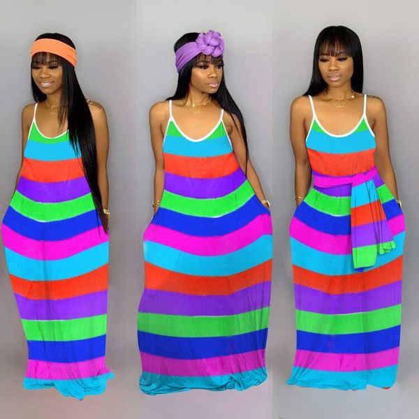 2020 women spring summer dress striped print long dress sleeveless night party bandage bodycon maxi beach dresses gl6278, Black;gray
2020 women spring summer dress striped print long dress sleeveless night party bandage bodycon maxi beach dresses gl6278, Black;gray