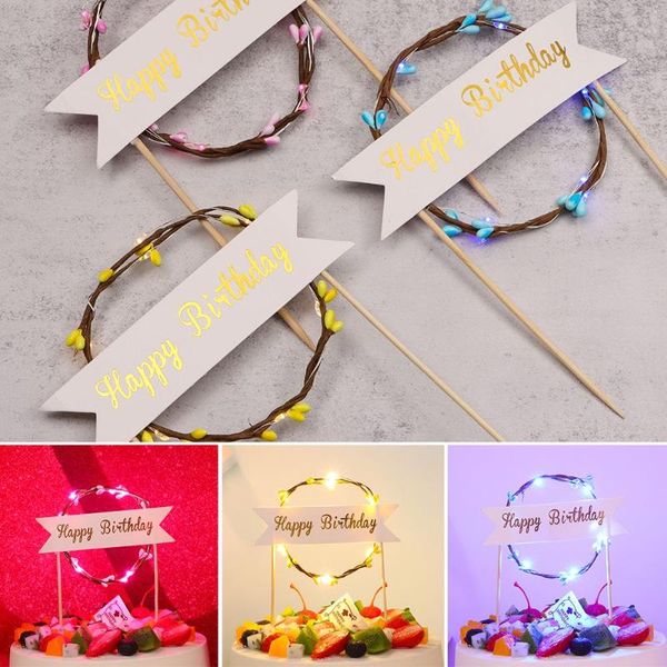 other festive & party supplies flower wreath led glowing cake decoration creativity plastic plug-in er insert cupcake
other festive & party supplies flower wreath led glowing cake decoration creativity plastic plug-in er insert cupcake
