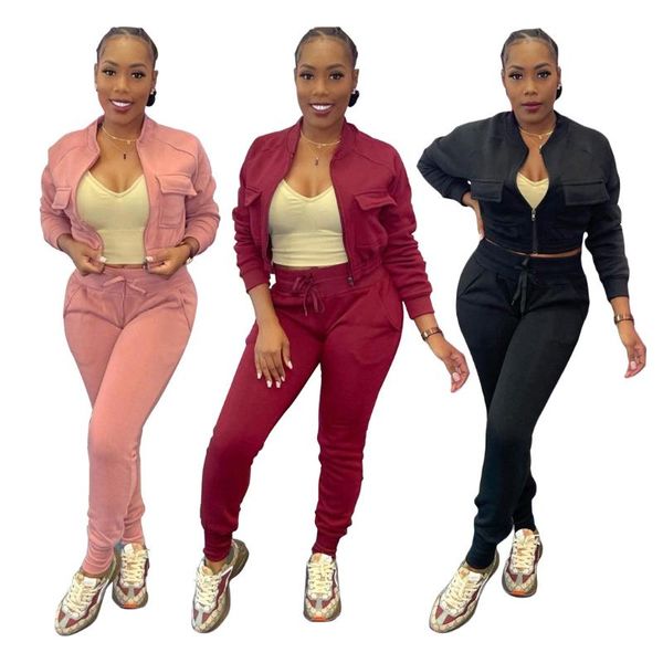 women's two piece pants zaggin 2021 autumn women solid 3-colors double pocket baseball 2-piece set casual zipper full sleeve coats long, White
women's two piece pants zaggin 2021 autumn women solid 3-colors double pocket baseball 2-piece set casual zipper full sleeve coats long, White