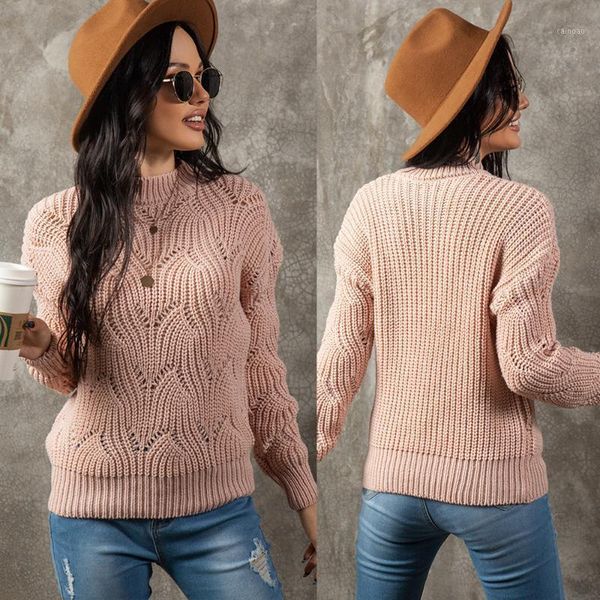 autumn and winter solid color hollow knit sweater round neck pullover long sleeve bottoming women's sweaters, White;black
autumn and winter solid color hollow knit sweater round neck pullover long sleeve bottoming women's sweaters, White;black