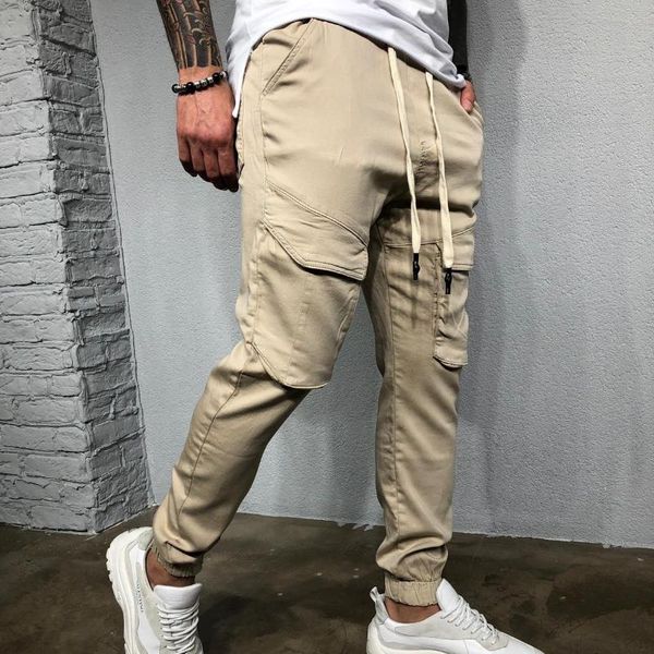men's pants 2021 summer workwear woven fashion trends comfortable multi-pocket casual drawstring, Black
men's pants 2021 summer workwear woven fashion trends comfortable multi-pocket casual drawstring, Black