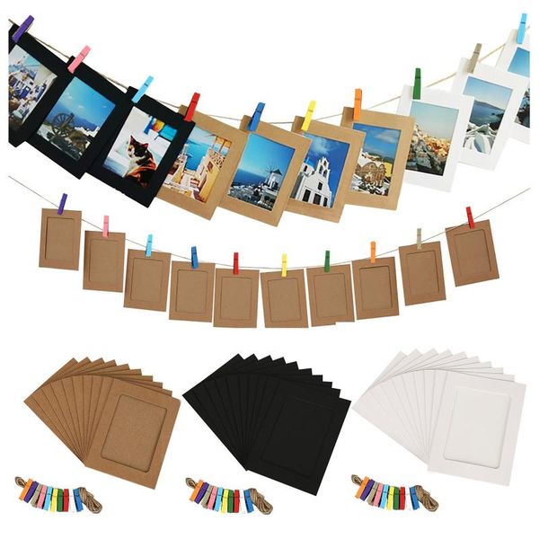 frames white/black hanging paper po 5 inch creative craft multicolor picture frame for room wall decor 10pcs/lot
frames white/black hanging paper po 5 inch creative craft multicolor picture frame for room wall decor 10pcs/lot