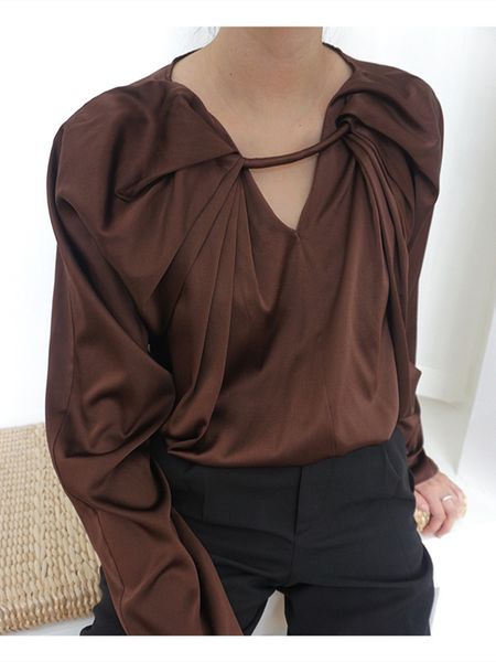 women's suits & blazers suit women shirts autumn winter long sleeve loose casual blouse lady office pleated neckline clo yzy5, White;black
women's suits & blazers suit women shirts autumn winter long sleeve loose casual blouse lady office pleated neckline clo yzy5, White;black