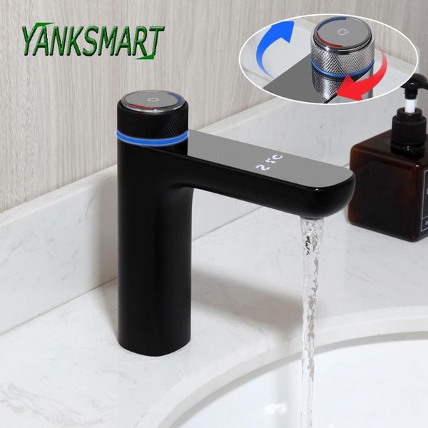 high-end bathroom faucet temperature display deck mounted basin sink bathtub faucets rotary switch mixer water tap
high-end bathroom faucet temperature display deck mounted basin sink bathtub faucets rotary switch mixer water tap