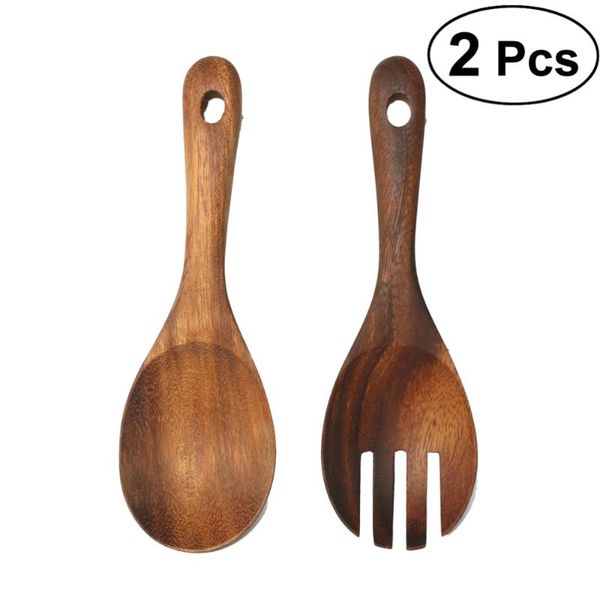 spoons 2pcs kitchen natural wooden spoon set salad dinner serving server wood fork cutlery cooking tools
spoons 2pcs kitchen natural wooden spoon set salad dinner serving server wood fork cutlery cooking tools