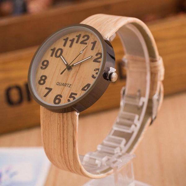 wood grain style leather band quartz women watch fashion casual wristwatches women's, Slivery;brown
wood grain style leather band quartz women watch fashion casual wristwatches women's, Slivery;brown