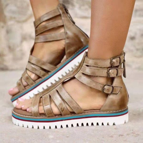 sandals 2021 spring and summer belt buckle casual comfortable color bottom hollow large size roman shoes, Black
sandals 2021 spring and summer belt buckle casual comfortable color bottom hollow large size roman shoes, Black