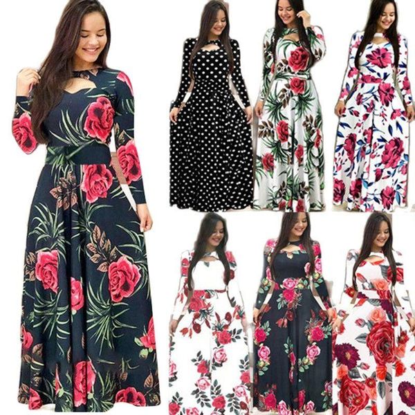 casual dresses 2021flower print winter dress woman bohemia long sleeve for women elegant plus size maxi vestidos autumn, Black;gray
casual dresses 2021flower print winter dress woman bohemia long sleeve for women elegant plus size maxi vestidos autumn, Black;gray