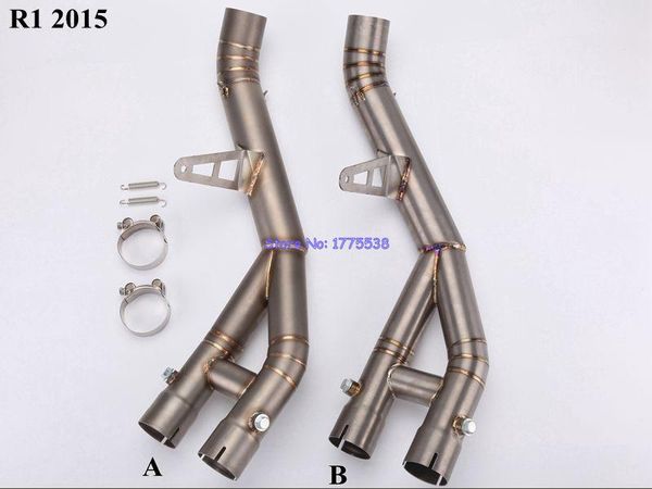 motorcycle exhaust system r1 2021 link pipe titanium alloy muffler connector for motorbike front
motorcycle exhaust system r1 2021 link pipe titanium alloy muffler connector for motorbike front
