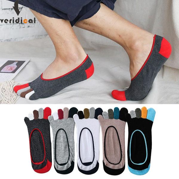 men's socks summer breathable deodorant no show with toes cotton colorful soft elastic invisible five finger sokken eu 38-43, Black
men's socks summer breathable deodorant no show with toes cotton colorful soft elastic invisible five finger sokken eu 38-43, Black