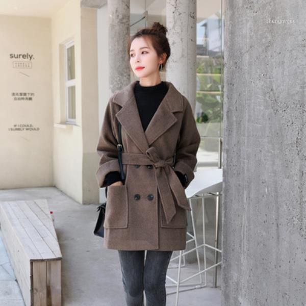 women's wool & blends jacket women coat autumn and winter woolen veste manteau femme, Black
women's wool & blends jacket women coat autumn and winter woolen veste manteau femme, Black