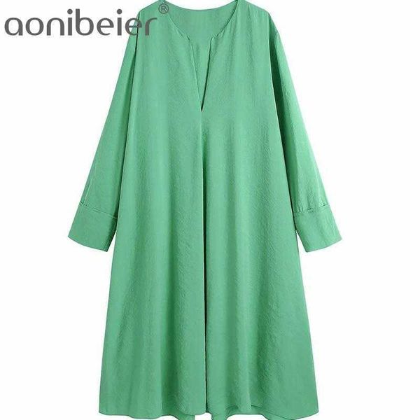 green casual loose women long shirt dress spring summer fashion sleeve v neck swing midi female robe 210604, Black;gray
green casual loose women long shirt dress spring summer fashion sleeve v neck swing midi female robe 210604, Black;gray