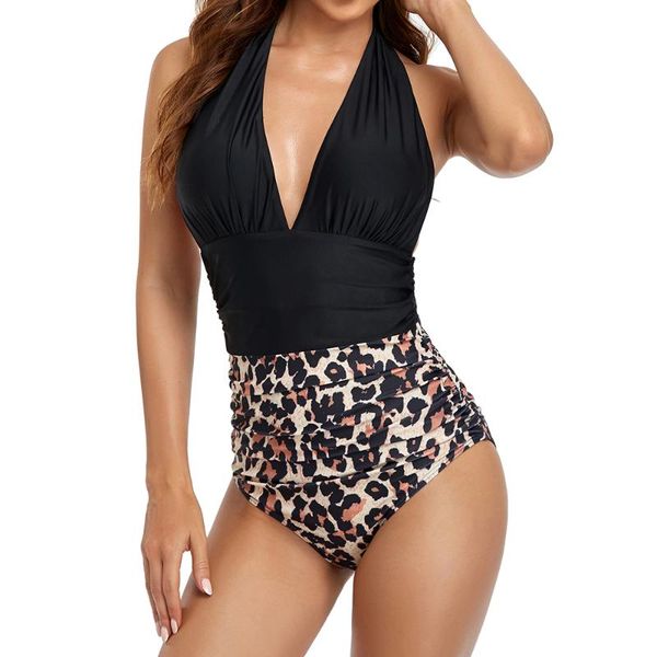 one-piece suits one piece splicing swimsuit deep-v neck women's swimwear high waisted bodysuit bathing suit 2021 summer women beachwear
one-piece suits one piece splicing swimsuit deep-v neck women's swimwear high waisted bodysuit bathing suit 2021 summer women beachwear