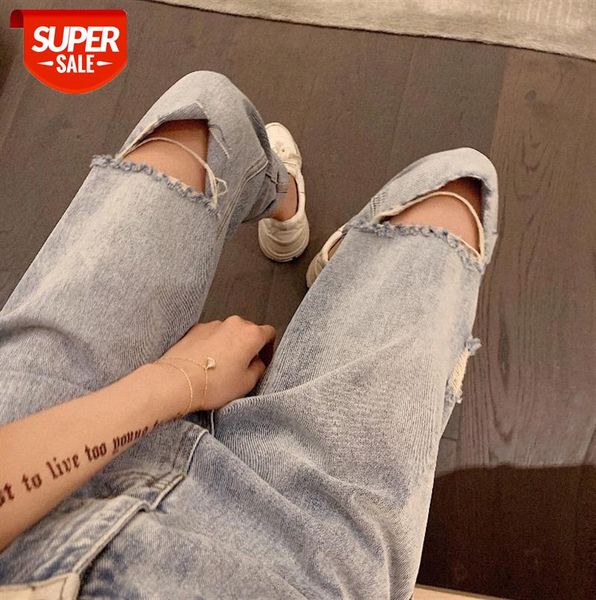 retro chic color matching loose hole high waist jeans all-match harem pants female tide #ps0v, Black;gray
retro chic color matching loose hole high waist jeans all-match harem pants female tide #ps0v, Black;gray