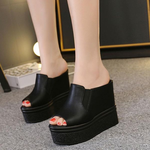 13cm high heel slipper summer shoes fashion thick sole womens wedge for women white and black platform slippers
13cm high heel slipper summer shoes fashion thick sole womens wedge for women white and black platform slippers