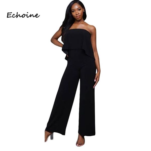 women's jumpsuits & rompers echoine off shoulder jumpsuit sleeveless black long wide pants summer womens overalls plus size 2xl, Black;white
women's jumpsuits & rompers echoine off shoulder jumpsuit sleeveless black long wide pants summer womens overalls plus size 2xl, Black;white