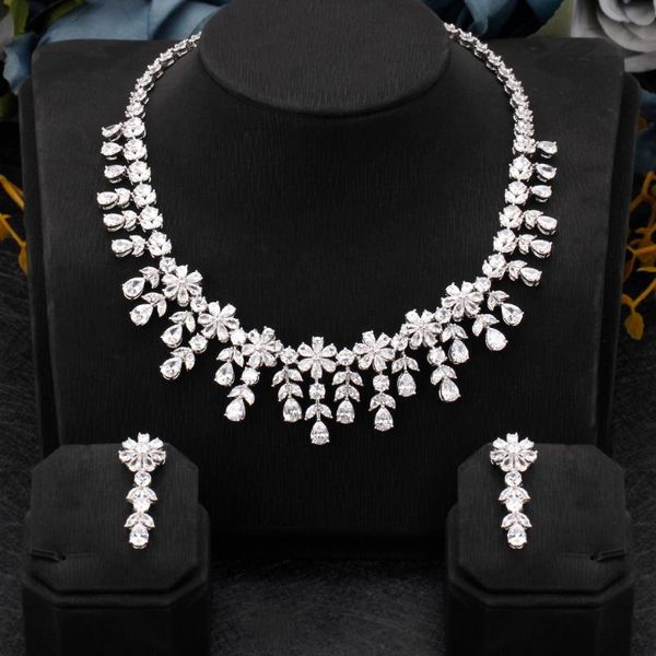 earrings & necklace bride talk trendy fashion women wedding jewelry set 2 pcs sets cubic zirconia party gift, Silver
earrings & necklace bride talk trendy fashion women wedding jewelry set 2 pcs sets cubic zirconia party gift, Silver