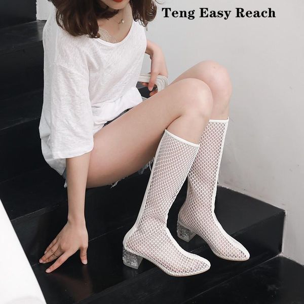 boots knee high women gladiator mesh round toe zipper shoes footwear 2021 spring autumn fashion summer female, Black
boots knee high women gladiator mesh round toe zipper shoes footwear 2021 spring autumn fashion summer female, Black