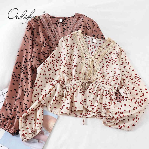 summer autumn women chiffon blouse and long sleeve vintage love printing floral lace crochet blouses shirts 210415, White
summer autumn women chiffon blouse and long sleeve vintage love printing floral lace crochet blouses shirts 210415, White