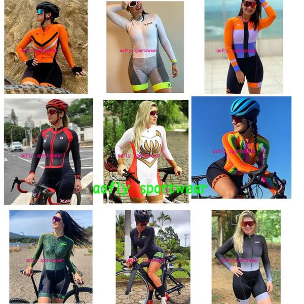 racing sets xama ladies' long-sleeved shorts cycling jersey, one-piece suit triathlon sports full lycra fabric comfort women's bic, Black;blue
racing sets xama ladies' long-sleeved shorts cycling jersey, one-piece suit triathlon sports full lycra fabric comfort women's bic, Black;blue